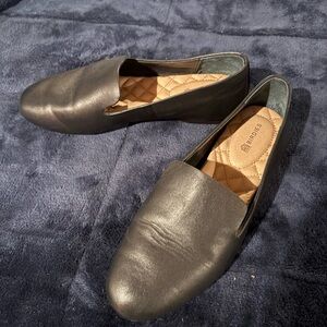 Birdies Black Flats Classic Loafers